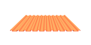 Профлист С-18 1000/1023 мм х 0,5 мм (цветной)