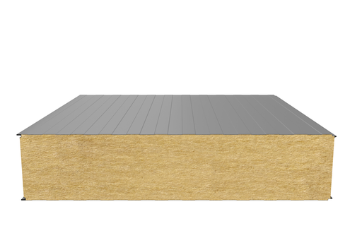 Стеновая сэндвич-панель (минеральная вата) 300 мм х 1000 мм (Трапеция)