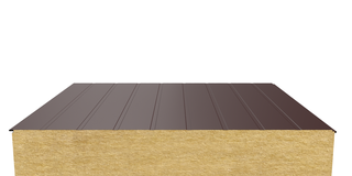 Стеновая сэндвич-панель (минеральная вата) 200 мм х 1000 мм (Накатка)